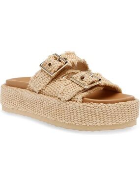 Steve Madden Kerrington Raffia Sandals